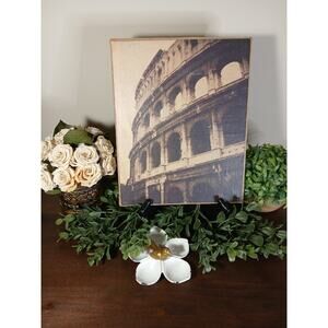 Roman Colosseum Sepia Canvas Wall Art - 8x10 Made in Canada Decor